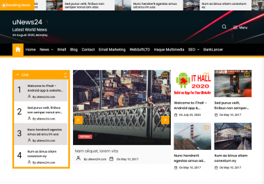 Online News Portal - WP Website - Android Mobile app - With Free Web hosting