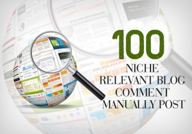 I Will Create 100 High-Quality Niche Relevant Blog Comments Backlinks