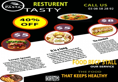 i will do poster, flyer, leaflet, banner or any graphic design