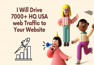 7000 USA traffic low bounce rate targeted traffic