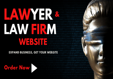I will Create your Lawyer,  Attorneys Website and Law Firm WordPress Website