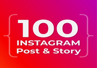 create 100 social media post design