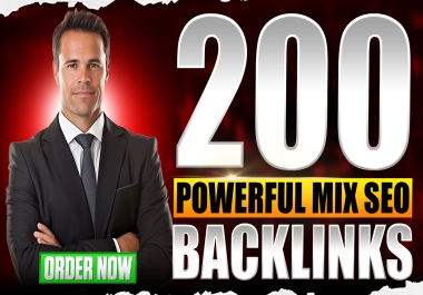 Rank your site in google with 200 high quality dofollow white hat SEO backlinks