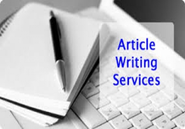 I'll write an article on any topic for you.