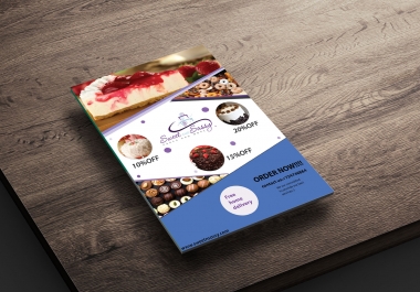 I can make cretive flyers within 3 hours