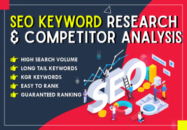 I will do keyword research for SEO ranking