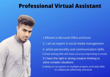 I will be your personal administrative virtual assistant