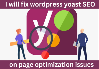 I will fix WordPress Yoast SEO on page optimization issues