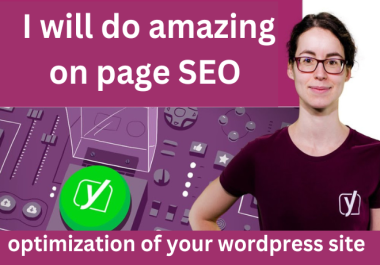 I will do amazing complete on page SEO optimization of your WordPress site