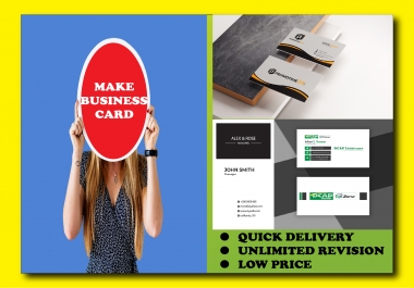 I will make unique & attractive Business Card design
