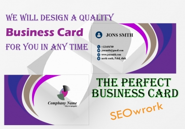 i will design stranded business card for you