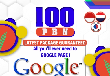 LATEST and COMPLETE 100 PBN All you'll Ever Need to GOOGLE PAGE 1 Quickly - THAIL -KOREA- INDONESIA