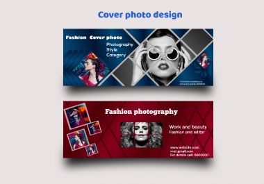 I will design a social media cover photo