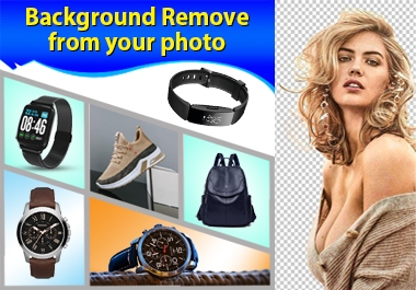 I will do background remove from your photo.