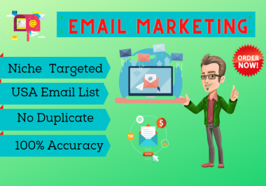 I will collect valid email list for targeted Niche or Title