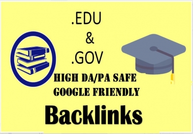 50 Pr9 with 10 Edu/Gov high DA/PA safe google friendly seo backlinks for 11