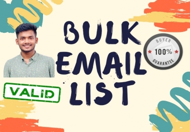 I'll provide 1000 targeted niche based email list