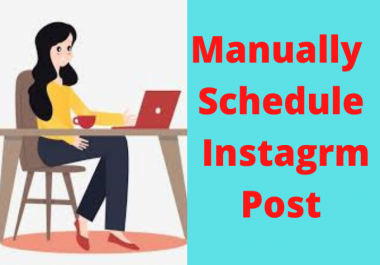 Manually Schedule Instagram Posts
