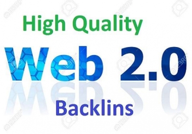 Manual create 50 Web 2.0 Blog Post Profile Backlinks in your website and google ranking