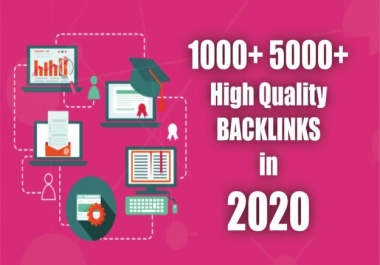 Get 1000+ Mix Platform Of High Quality backlinks for your URL and keywords