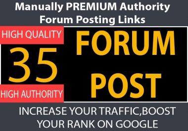 Get Traffic Booster 30 Forum Post Links to Boost Google Ranking