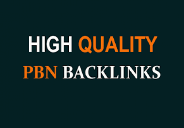 add build 100 high da homepage pbn backlinks