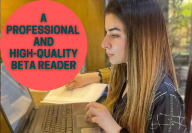 I will beta read your book professionally