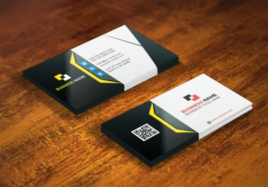 I will design luxury double sided business card within 24 hours.
