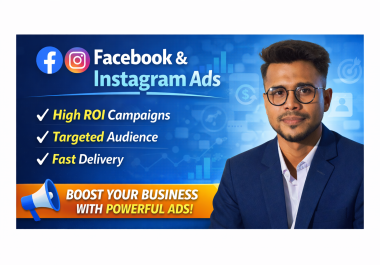 I will run high converting Facebook and Instagram ads for your business