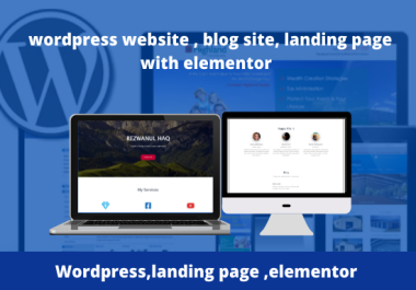 Create a wordpress website or wordpress website design