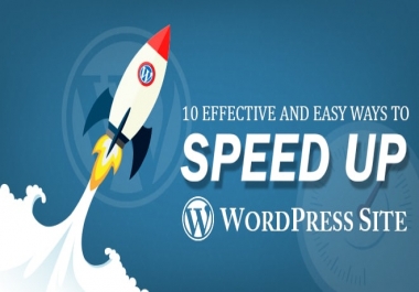 I will do WordPress Website Speed Optimization,  Increase page loading speed