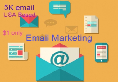 USA based consumers 5K email list