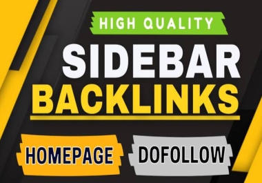 Create 50 homepage da50 blogroll/ sidebar/footer backlinks