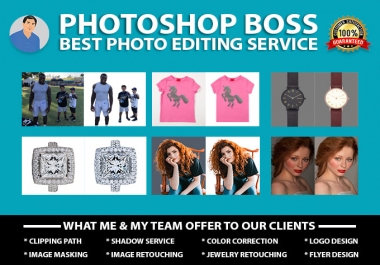 I will do Photoshop Editing Retouching Color Correction