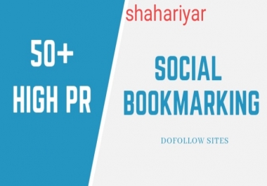 I will provide top 50 high quality social bookmarking backlinks for your website
