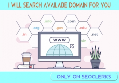 I will search non used available domain for you