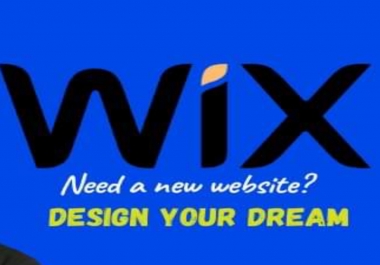 I will design and redesign wix site and landing page
