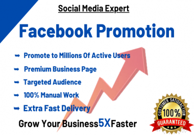 I will create and optimize 1million total Facebook business page plus advertising