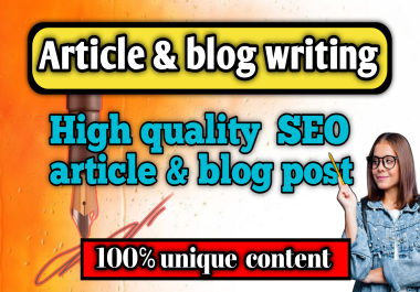 I will write 50 quality blog posts,  SEO articles,  and website content