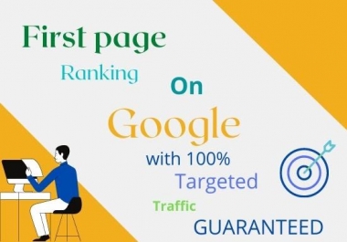 Make ranking your website on google first page with off page SEO