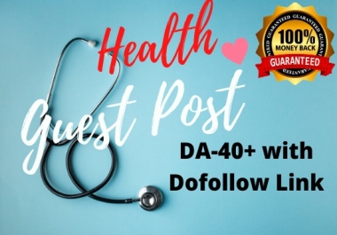 Write And Publish A Guest Post On Health And Beauty Blog