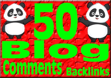 I will make 50 Hig DA Blog Comments Backlinks