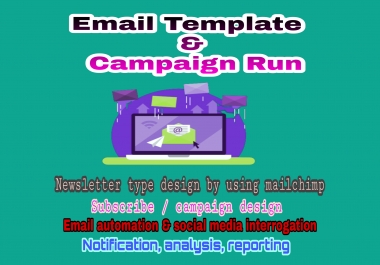 I can create mailchimp email template