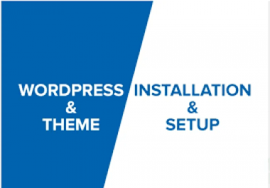 install wp,  setup wordpress theme and demo import