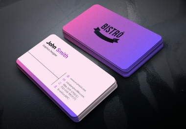 I will create a professional & unique Business Card Design