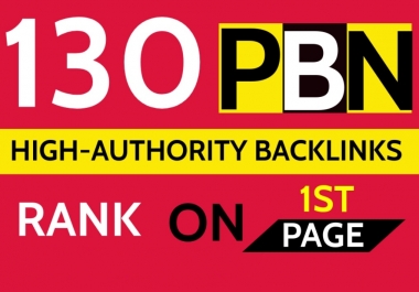 130 Permanent PBN DR 52 High Authority Homepage Do-follow Backlinks - Highly Recommended