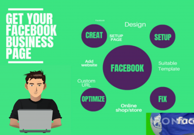 I will setup your facebook business page