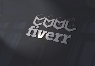 Logo or Business card 3D mockup