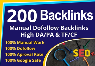 Rank your website 200 High Powerful Backlinks High DA PR9