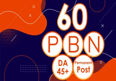 Get 60 High Authority PBNs DA-45+ Permanent Dofollow Contextual Backlink